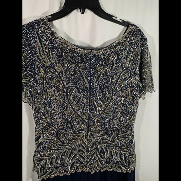 NEW Pisarro Nights Embellished Beaded Mock Gown 12 - Picture 10 of 12